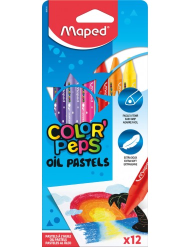Maped Color'Peps Oil Pastels 12 χρωμάτων