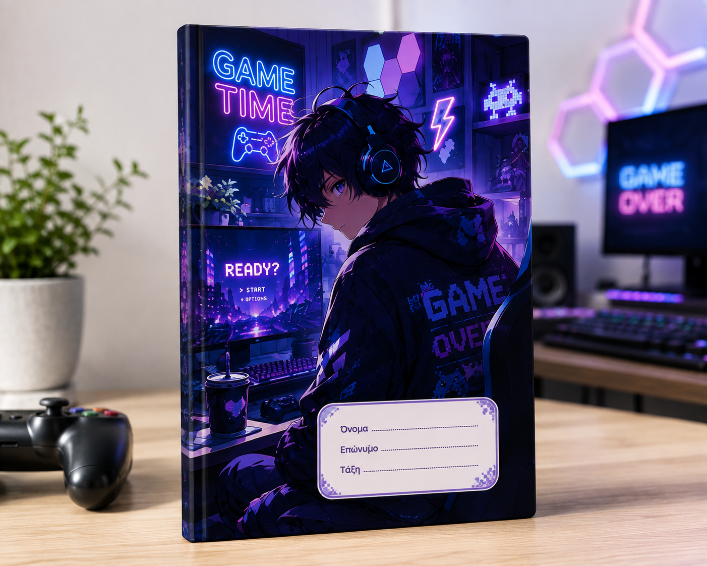 Τετράδιο Anime Gamer - Game Over