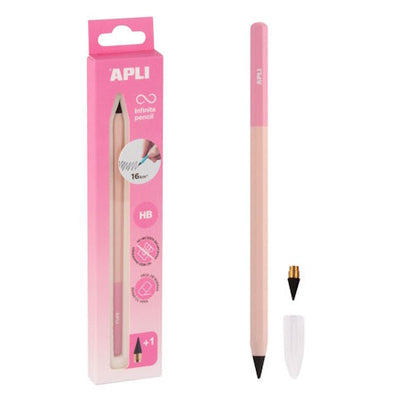 APLI Μολύβι Χωρίς Ξύσιμο HB - Inkless Pencil ροζ