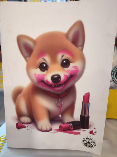 Τετράδιο Shiba Inu με Κραγιόν