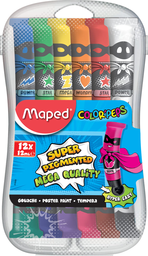 Maped Color'Peps Gouache 12 σωληναρίων 12ml