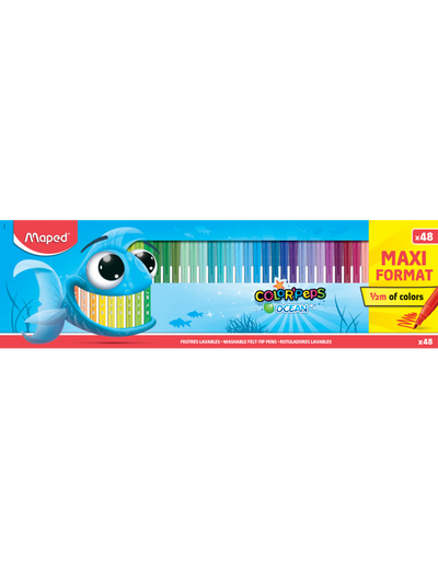 Maped Color'Peps Ocean Maxi Μαρκαδόροι x48