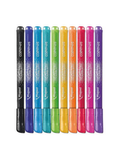 Maped Color'Peps Glitter Μαρκαδόροι x10