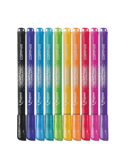 Maped Color'Peps Glitter Μαρκαδόροι x10
