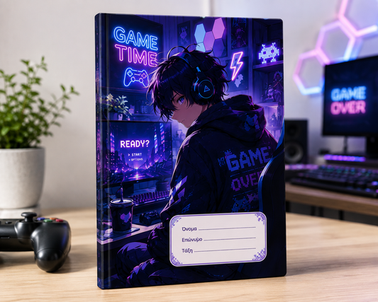 Τετράδιο Anime Gamer - Game Over