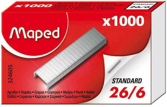 Maped συρματάκια Standard 26/6 1000 τεμάχια