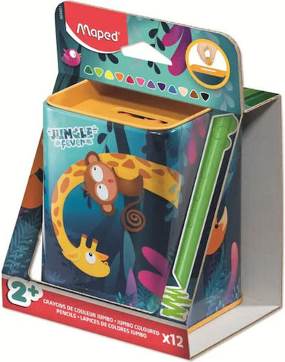 Maped Jungle Fever Jumbo Ξυλομπογιές x12