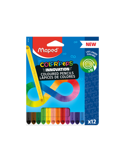 Maped Color'Peps Infinity Ξυλομπογιές x12