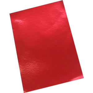 Χαρτόνι Μεταλλιζέ 50x70 cm Κόκκινο