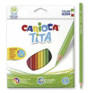 Ξυλομπογιά Οικολογική Carioca Tita 24 Χρώματα