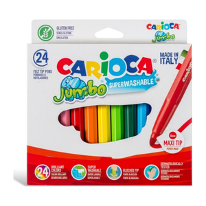 Μαρκαδόροι Carioca Jumbo (24 Χρώματα)