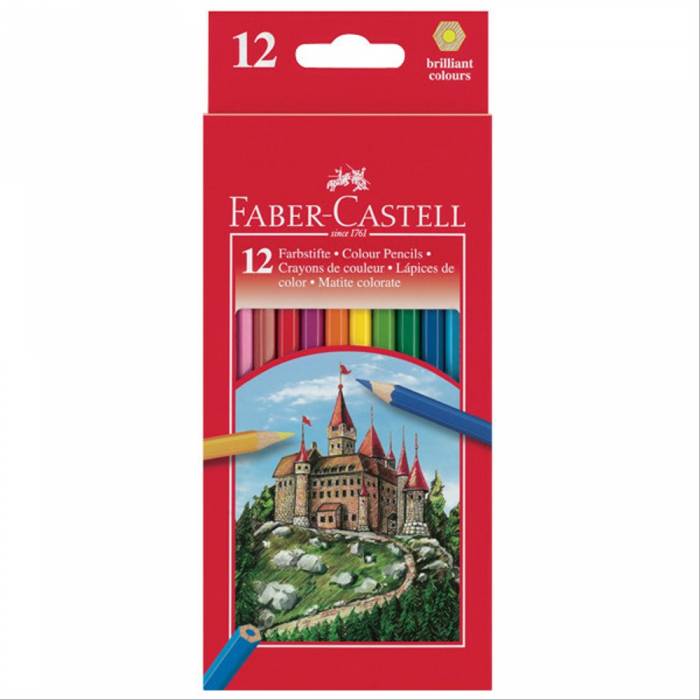 Ξυλομπογιές ''Castle'' 12 Τεμάχια Faber Castell