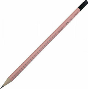 Μολύβι Faber Grip 2001 με Γόμα HΒ Ροζ